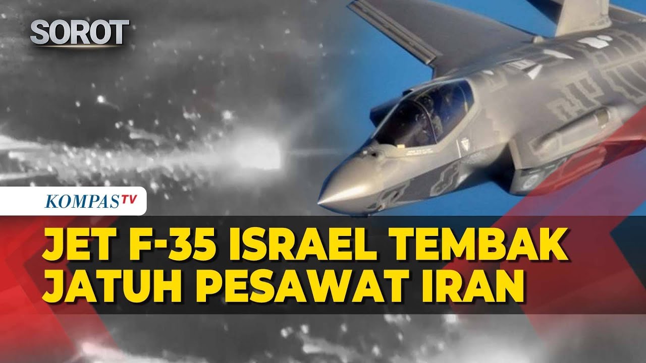 Langit Teheran Memanas! Jet Tempur F-35 Israel Tembak Jatuh Pesawat Iran