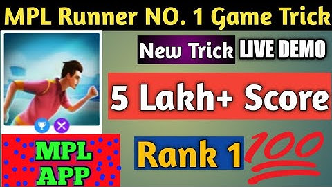 mpl game runner no 1 best trick