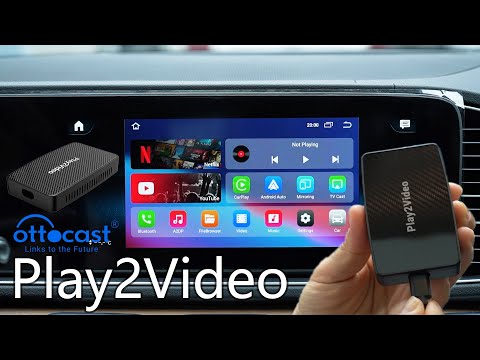 Ottocast Play2Video  The most economical way to get  and Netflix in  car screen 