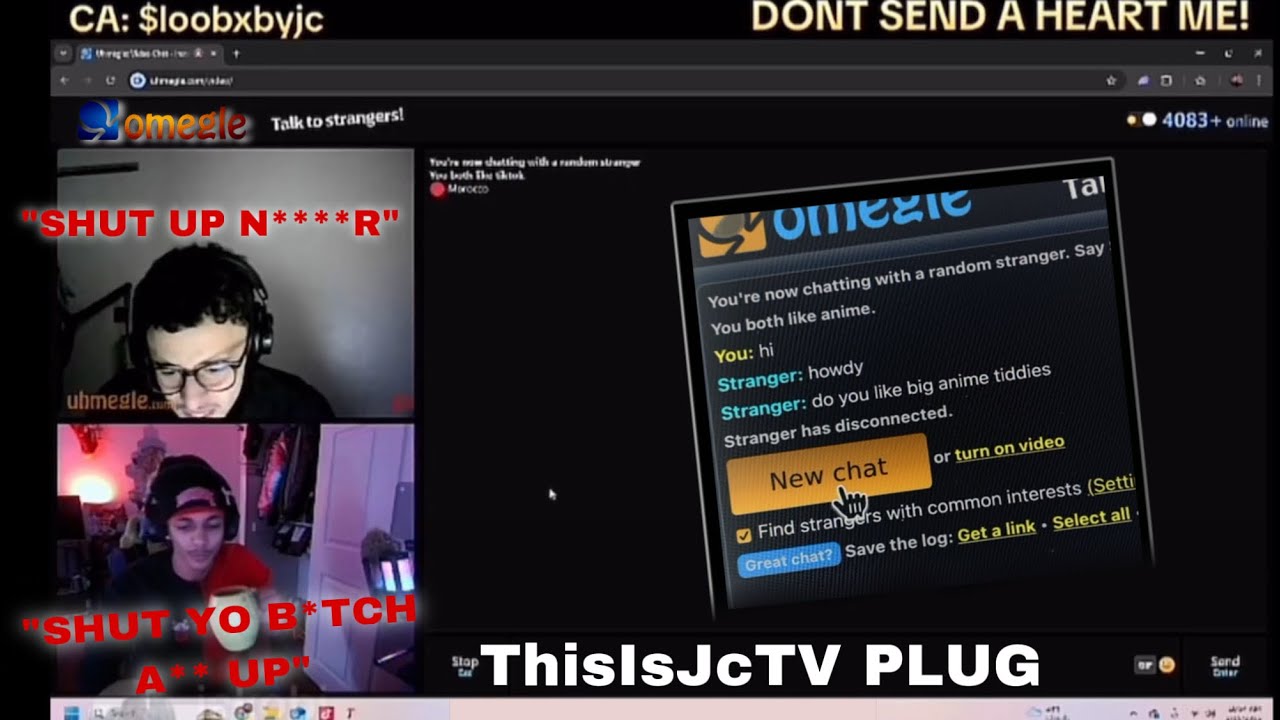 ThisIsJcTV Goes On Omegle AGAIN..