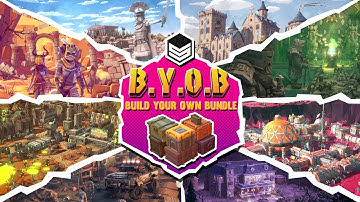 Synty Studios: Pack MashUp | Live Scene Build #syntystudios