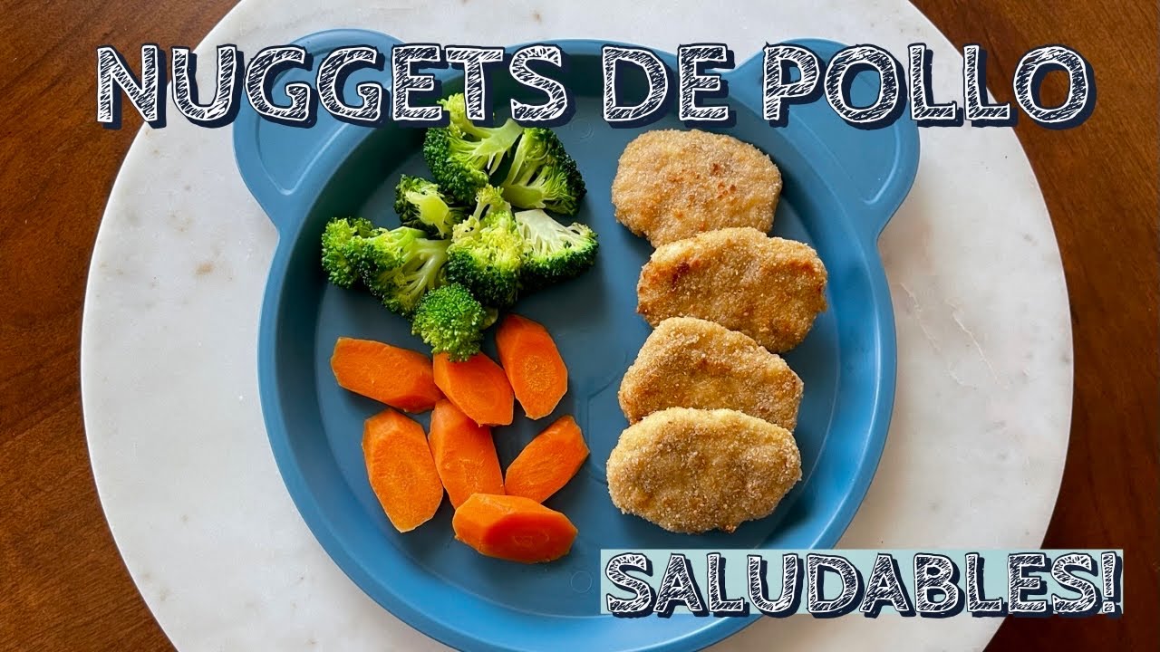 NUGGETS DE POLLO SALUDABLES | Chicken Nuggets para niños - YouTube