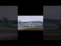 KOREAN BOEING 747-8I/TAKING OFF FROM RKSI/RIGHT SIDE VIEW/SHORTS