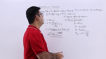 Specific Speed Problem Example