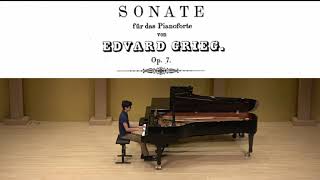 Piano Sonata in E minor, Op. 7 : I. Allegro moderato - E. Grieg