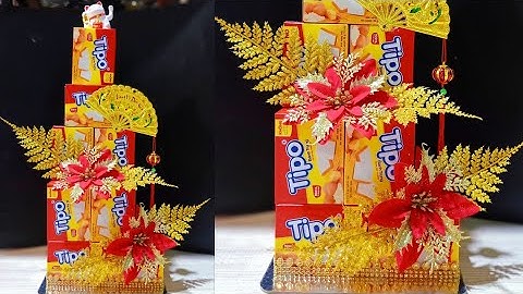 Cách Làm Tháp Bánh Tài Lộc Ngày Tết #9 | Tháp Bánh Tài Lộc