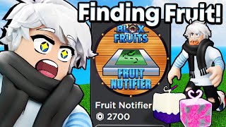 The DEVIL FRUIT NOTIFIER In Blox Fruits BUT I EAT Every FRUIT I FIND! (Roblox)
