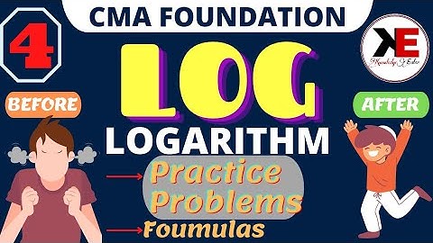 #49 || Logarithm || Practice Problems (Part-1) || CMA Foundation || Ravi Kumar || cma karo