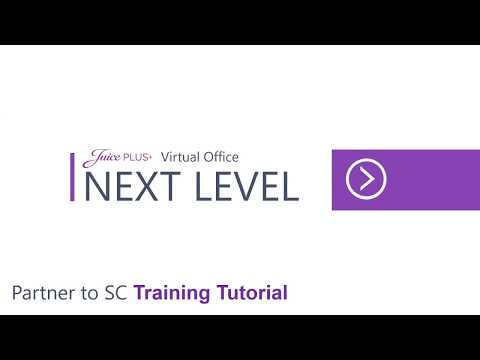 Partner to SC - How To Use Your Juice Plus+ Virtual Office