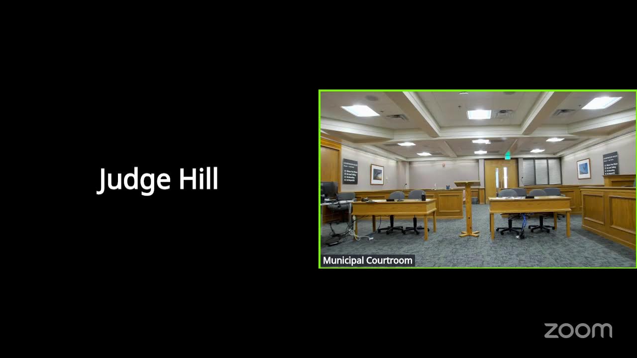 Monday, DECEMBER 15, 2025 Boulder Municipal Court Session