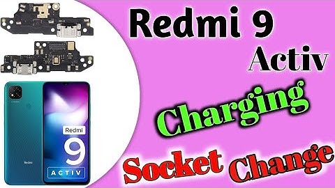 Redmi 9 Activ Charging socket replacement, Redmi 9 Activ Charging connector change, Solution 100%