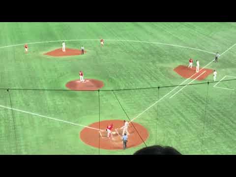 廣岡大志ヒットチャンスで大城卓三の大きなセンターフライ 【読売ジャイアンツvs.広島カープ2021/7/1】