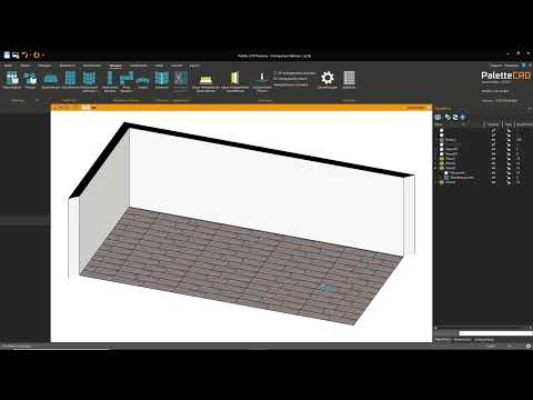 Select laying method (laying in strips)