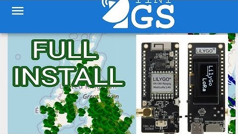 LILLYGO TTGO LORA32- 433 MHZ TinyGS SET UP