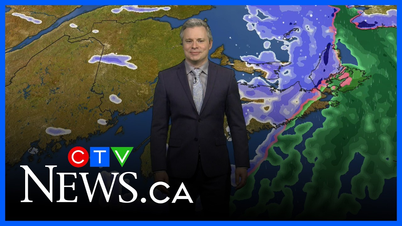 Cold, windy, and with a risk of snow squalls - YouTube