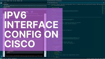 How to Configure an IPV6 Interface on Cisco IOS