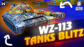 На что способен WZ-113 в современном рандоме Tanks Blitz