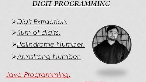 SUM OF DIGITS || DIGIT PROGRAMMING || DIGIT EXTRACTION IN JAVA USING BLUE_J - HINDI