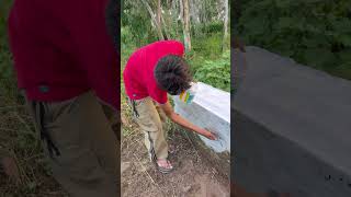 This seat was very dirty my team clean and paint nation first 🇮🇳#viral