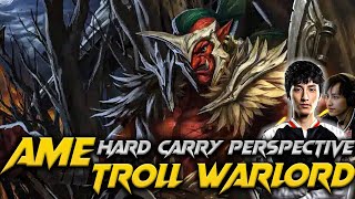 Ame Troll Warlord The Hard Carry - Dota 2 Pro Gameplay 7.35D #ame #trollwarlord