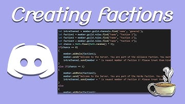 Coding Your Own Discord Bot - Discord.js - Creating Factions - *OLD*