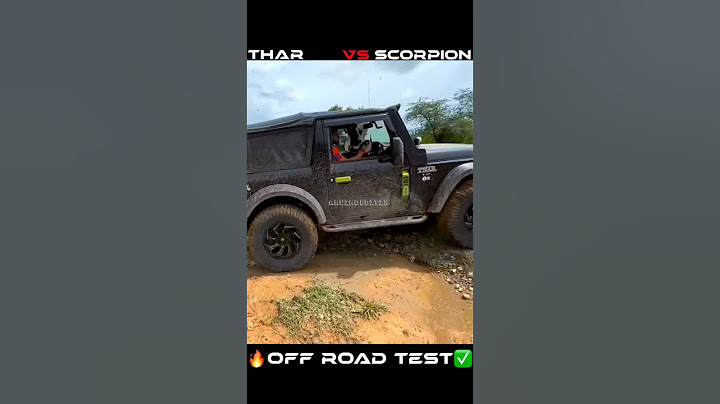 Mahindra Thar vs Mahindra Scorpio N OFF ROAD TEST 🔥✅
