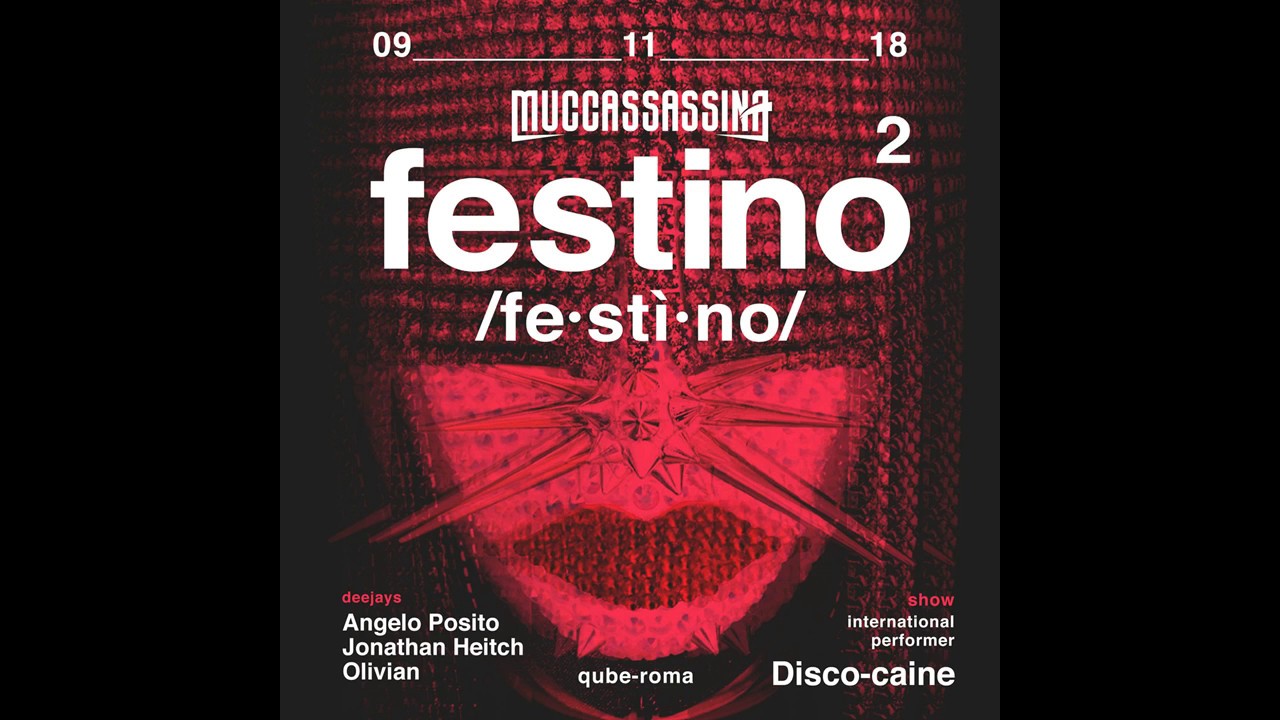 ANGELO POSITO @ Muccassassina Festino - Qube Club Rome (09.11.2018)