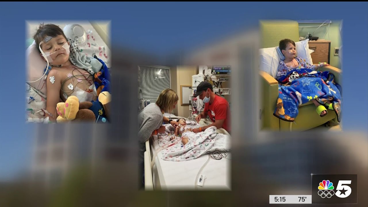 Adopted baby born with heart defect changes family's life - YouTube