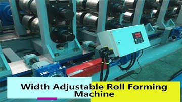How a Width Adjustable Roll Forming Machine works | Formetal Technology