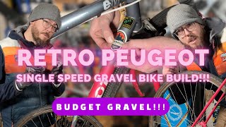 Retro Peugeot Bike | Budget Gravel Single Speed Restoration