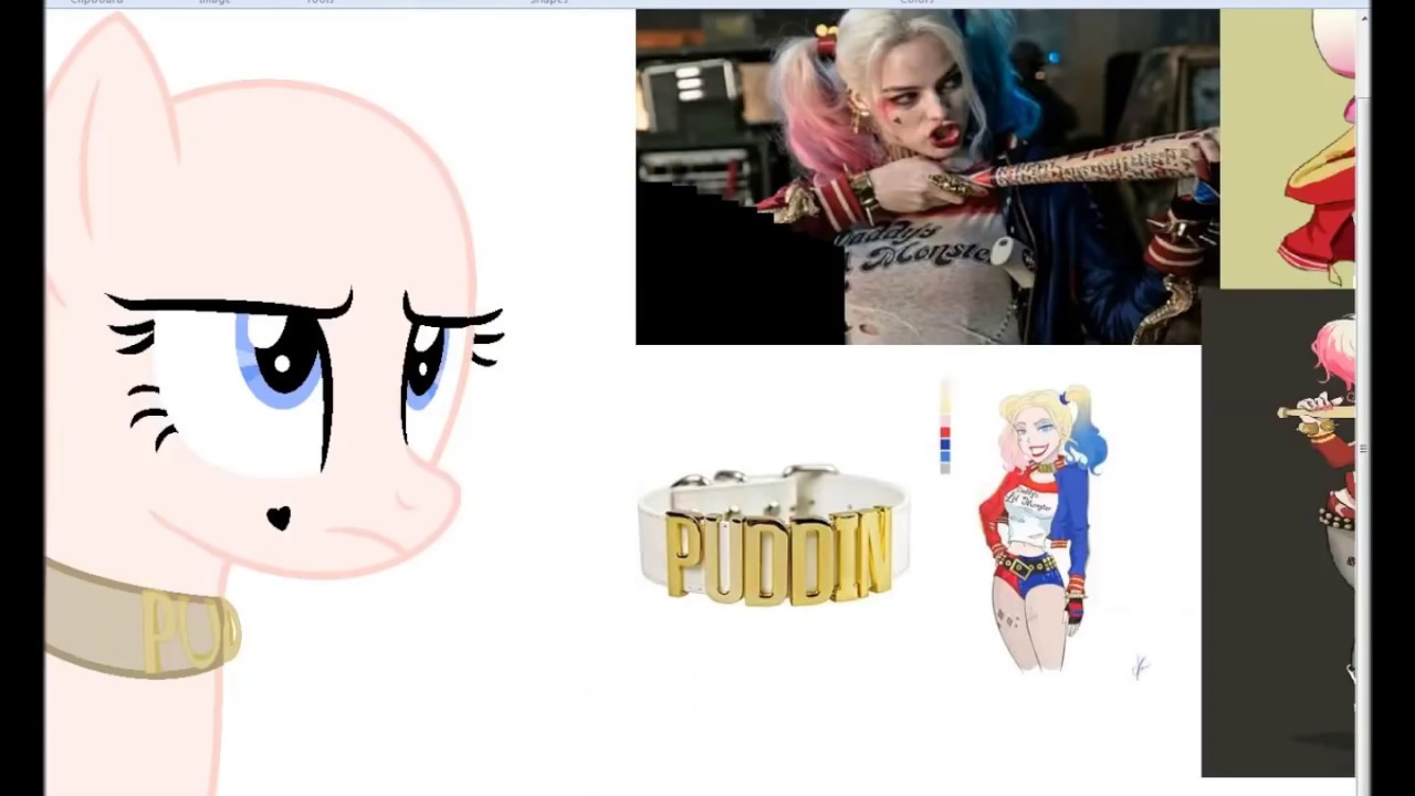MLP speedpaint: Harley quinn *ponified* - ViYoutube