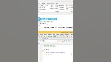 C Programming Example on Escape Sequence #programming #escapesequence #coding #clanguage