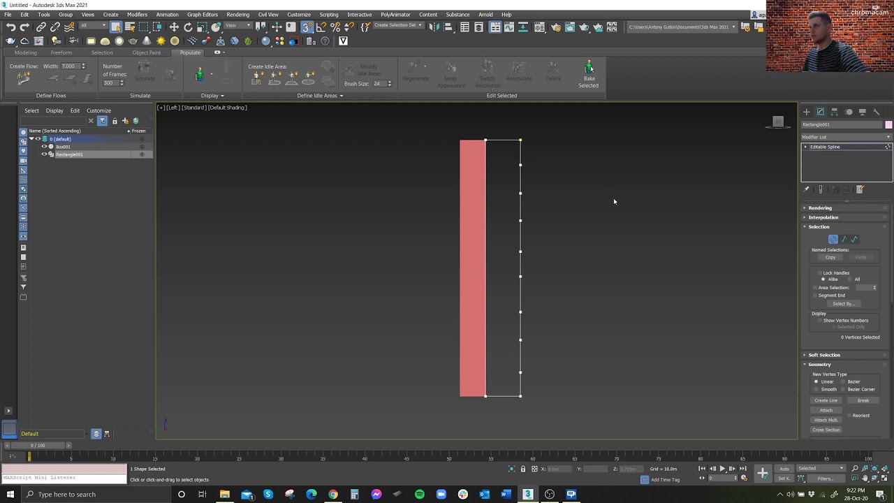 Create a parametric wall in 3ds Max - YouTube