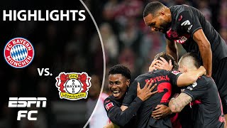 😱 TITLE SHOWDOWN SHUT OUT! 😱 Bayer Leverkusen vs. Bayern Munich | Bundesliga Highlights | ESPN FC