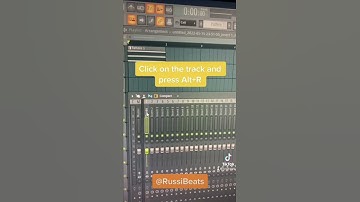 FL Studio 20 Hot Key : Render Armed Tracks to WAV Files in the Mixer