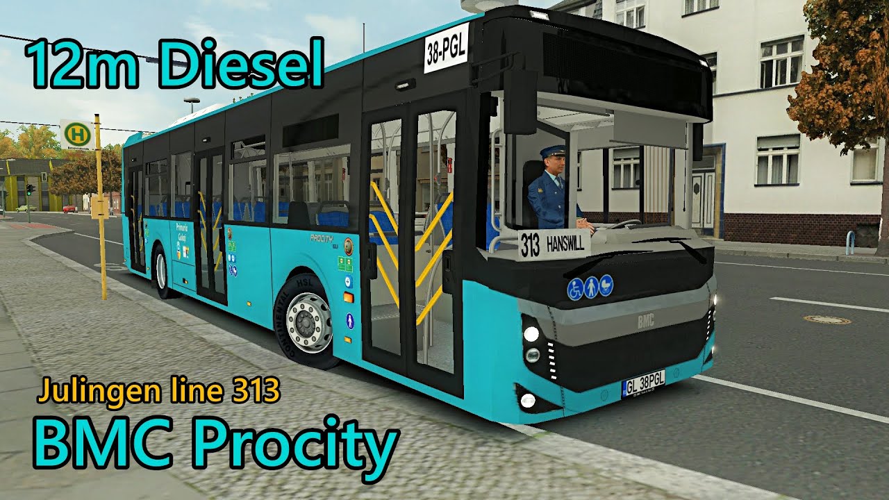 BMC Procity 12m Diesel | OMSI 2 | Julingen 313 line