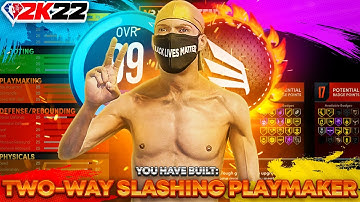 BEST RARE TWO WAY SLASHING PLAYMAKER BUILD on NBA 2K22 NEXT GEN! NBA 2K22 NEXT GEN BEST BUILD!
