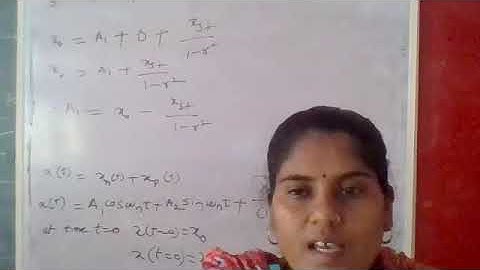 Forced Vibration of SDOF system Lecture no 2