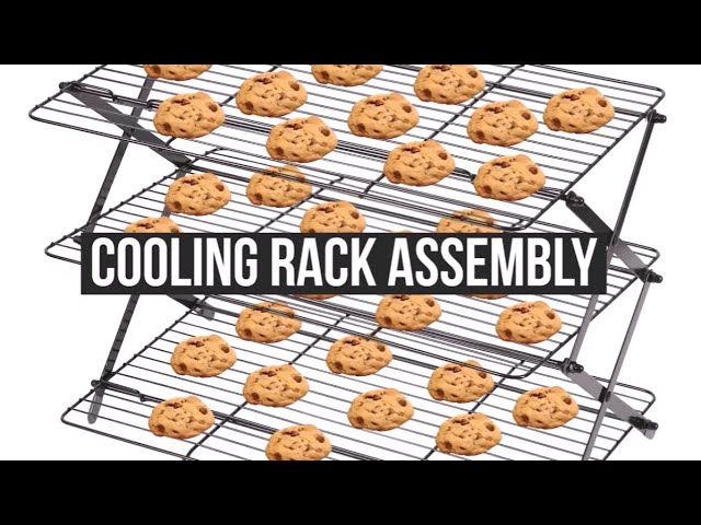 Nifty 3-Tier Cooling Rack – Non-Stick Coating, Wire Mesh Design, Dishwasher  Safe, Collapsible Kitchen Countertop Organizer, Use for Baking Cookies