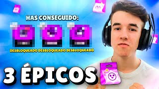 POR FIN ABRO EL PACK de EMOTES CON 3 PINES EPICOS de BRAWL STARS