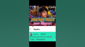 JONATHAN TROLLS SAUMRAJ🥵ON BIRTHDAY #shortclips #bgmifunnycontent