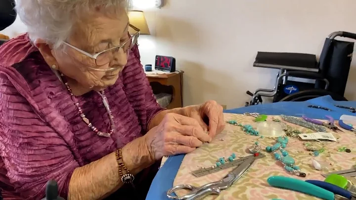 92-year-old with Parkinson's makes jewelry to calm tremors