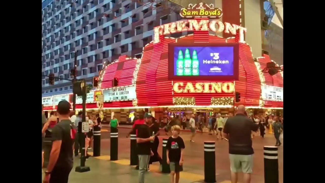 Downtown Fremont Street Experience Las Vegas Nevada 2022 Clips 