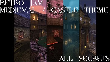 Quake - Retro Jam 1 - Medieval/Castle Theme [All Secrets]