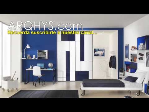 Dormitorios modernos para jovenes. habitaciones y cuartos para ... Pintado de dormitorios para señoritas
