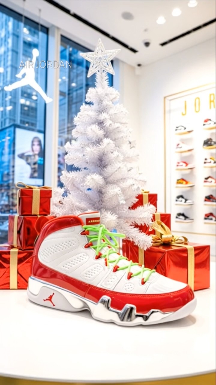 jordan 9 christmas