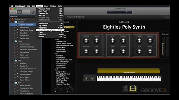 Mainstage 3 Masterclass - Menu items part two