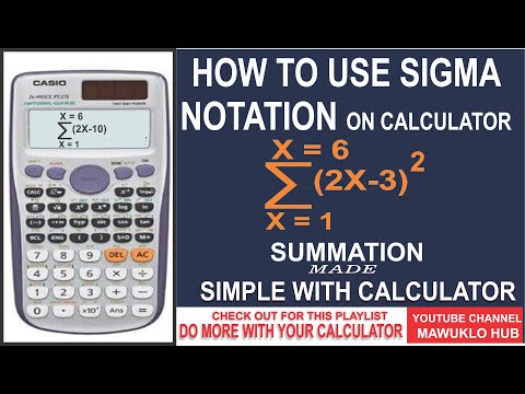 sigma notation calculator sigma notation calculator