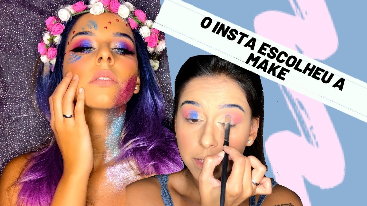O Insta Escolheu a Make do Carnaval - Gi Borges Makeup - YouTube