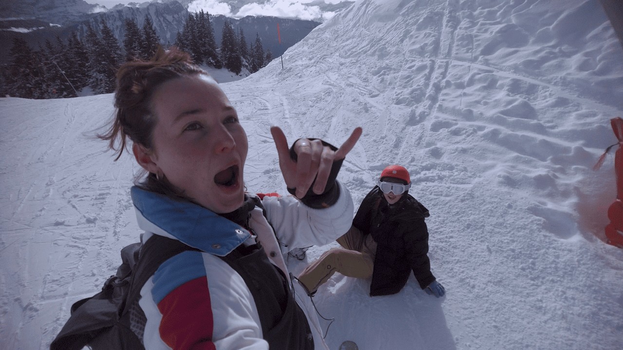 On filme au ski pour la première fois… c’est un désastre 🎿